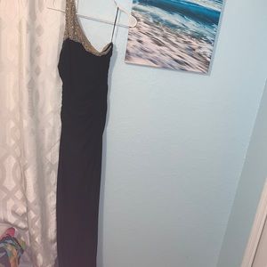 Cache black prom dress